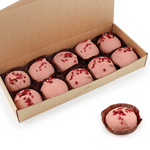 Zefyrai šokolade dėžutėje „Ekokeis midi“ | saldireklama.lt