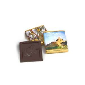 Small chocolates with Lithuanian views and sights