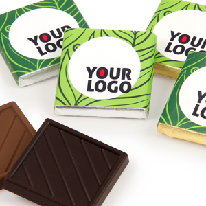Promotional chocolate 5g | MIDI | label with logo