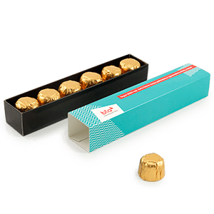 Reklaminė saldainių dėžutė | GRANDS MINI | su logo | saldireklama.lt