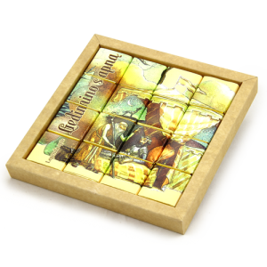 Šokoladukų rinkinys | Mozaika 4×4 | LIETUVOS LEGENDOS | saldireklama.lt