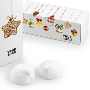 Marshmallows in a box | Snowballs, 160 g | saldireklama.lt
