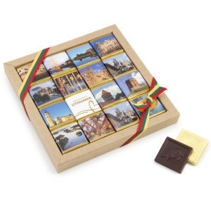 Chocolate set "Mosaic 4×4 Lt" | saldireklama.lt